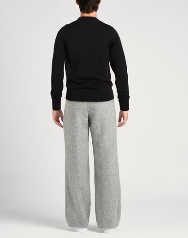 Man Sweater Black Size 40 Wool