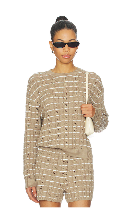 Stitches & Stripes Kiera Pullover in Beige. M. Also in L