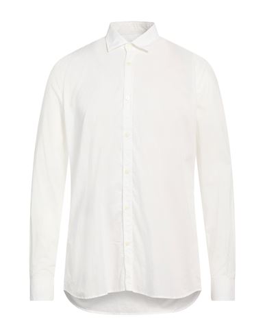 Patrizio Piscaglia Man Shirt White Size 15 ¾ Cotton