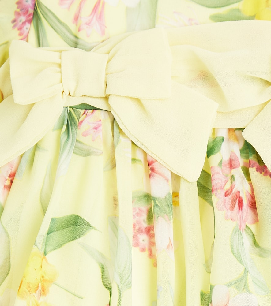 Patachou Baby bow-detail floral dress