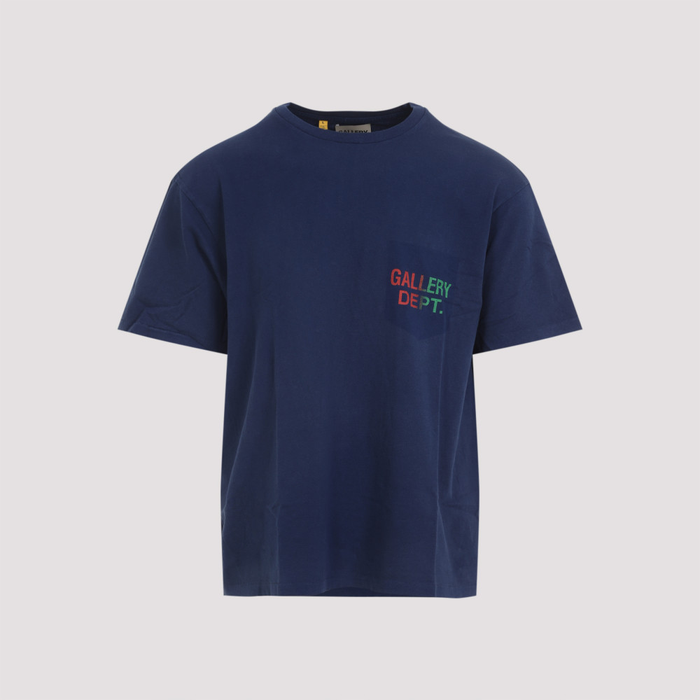 Navy Blue Cotton Boardwalk Tee