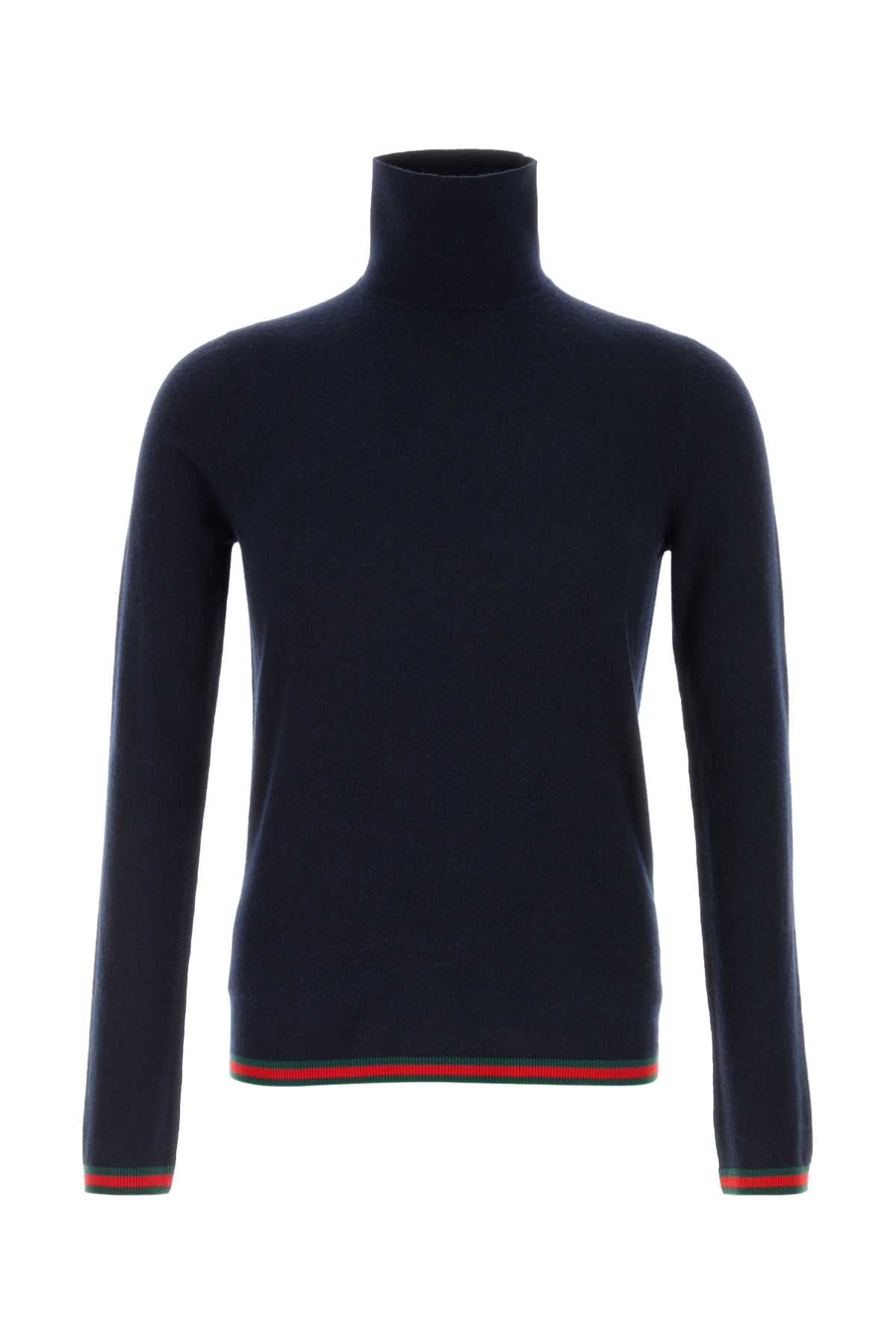 Cashmere Turtleneck Sweater — Black