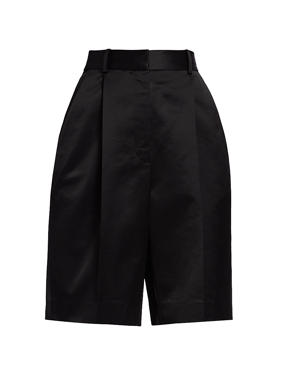 Women's Santa Cruz Satin Shorts - Black