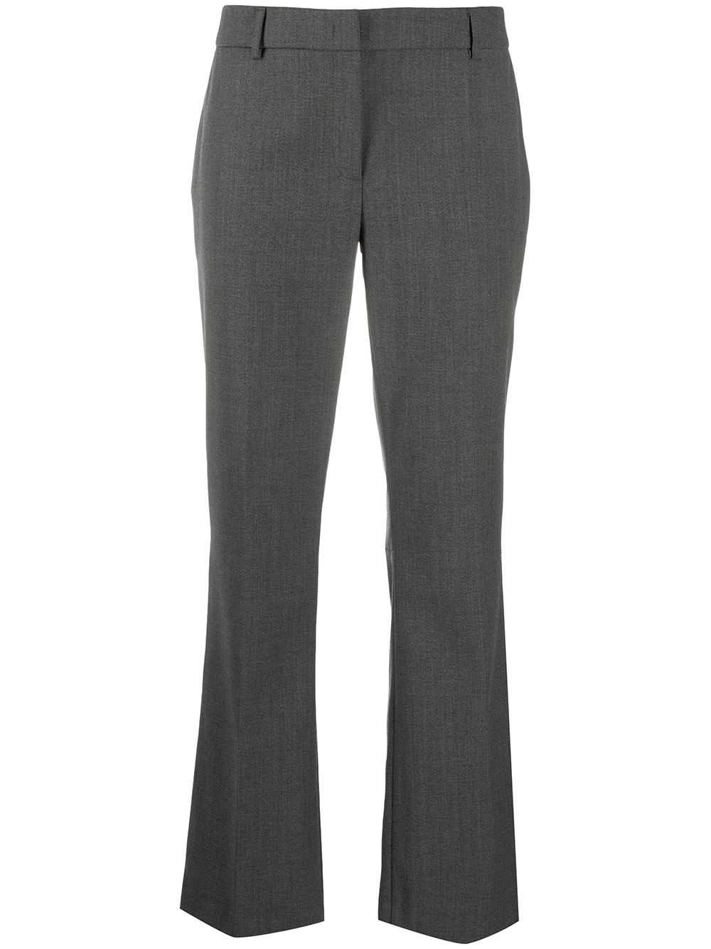 Cropped tailored trousers - Grey