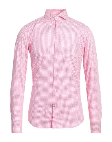 Man Shirt Fuchsia Size 17 Cotton
