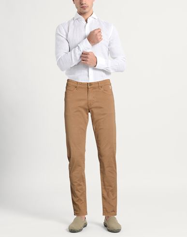 Roÿ Roger's Man Pants Brown Size 33 Cotton, Elastane