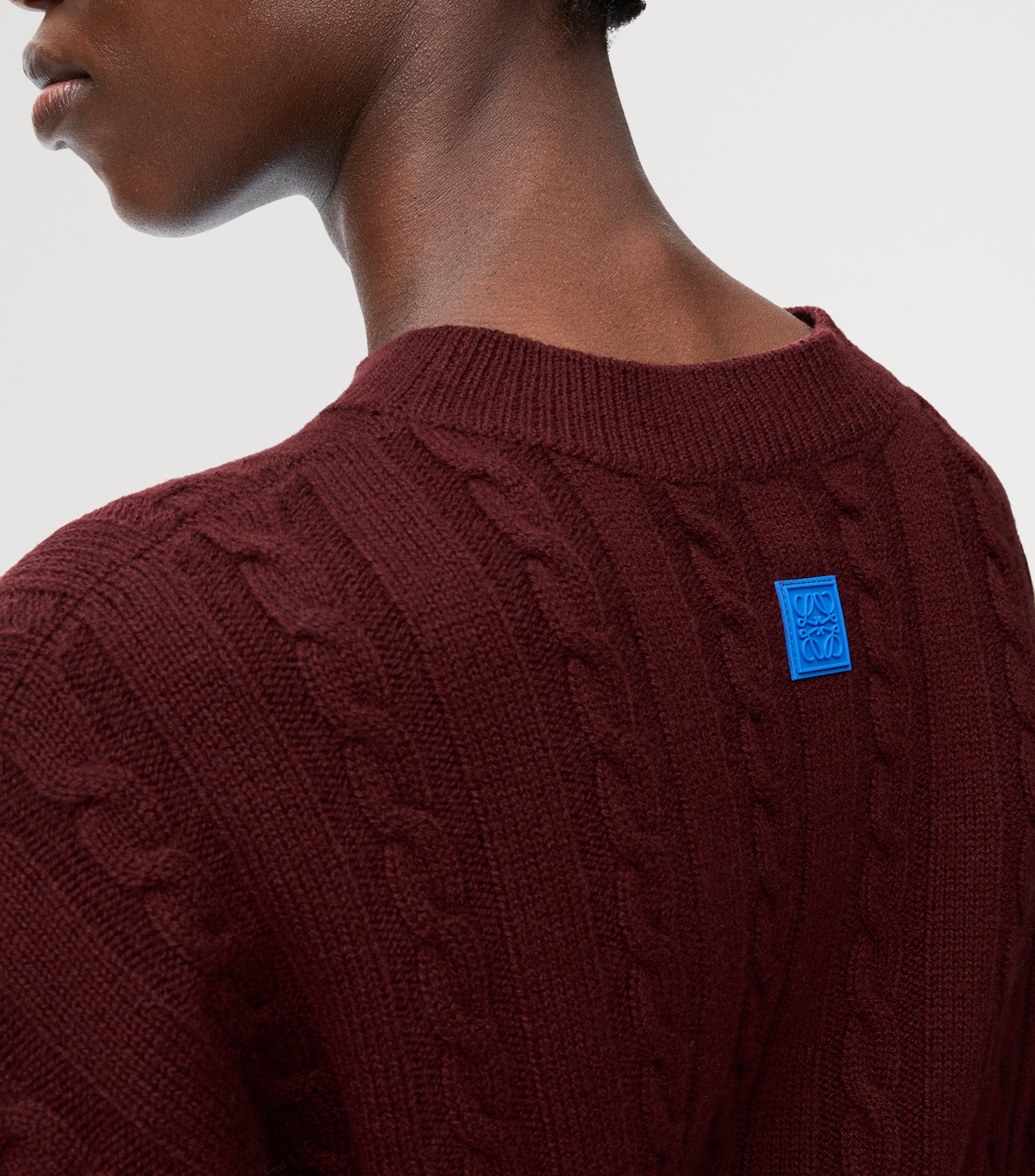 Wool Colour-Block Layered-Effect Sweater