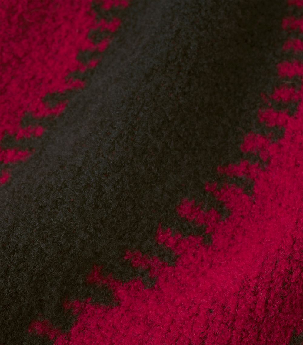 Wool-Blend Patterned Sweater