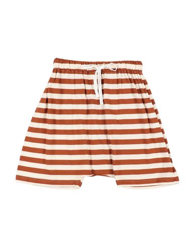 Kid Girl Shorts & Bermuda Shorts Brown Size 10 Cotton