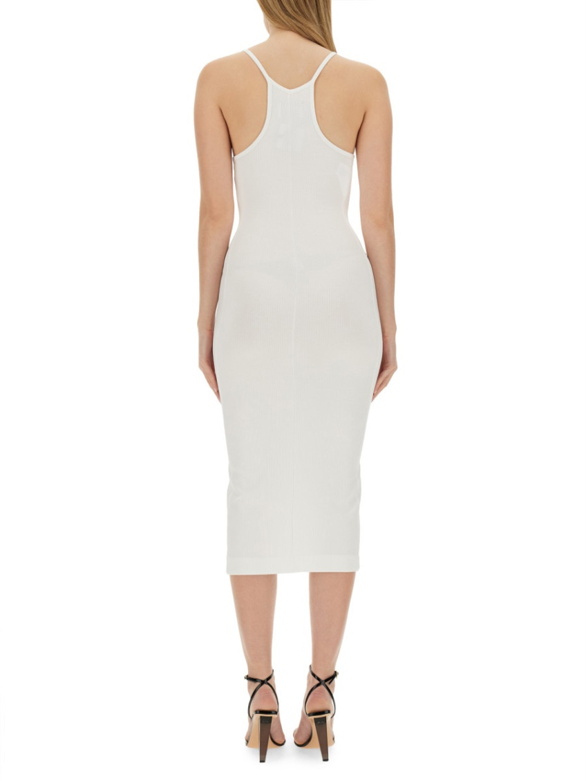 Moschino - ribbed dress spaghetti strap