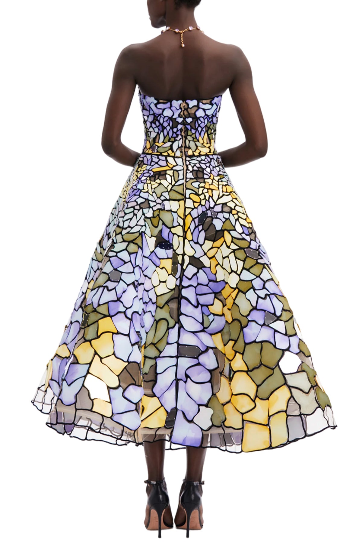 ART NOUVEAU STAINED GLASS GOWN