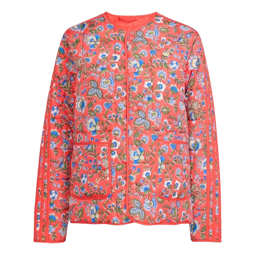 (WMNS) x Liberty Quilted Jacket 'Red'
