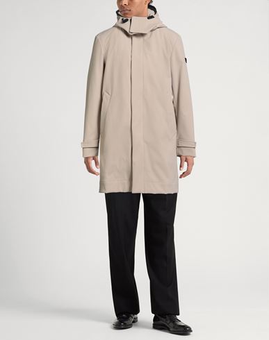 Man Puffer Beige Size L Polyamide, Elastane