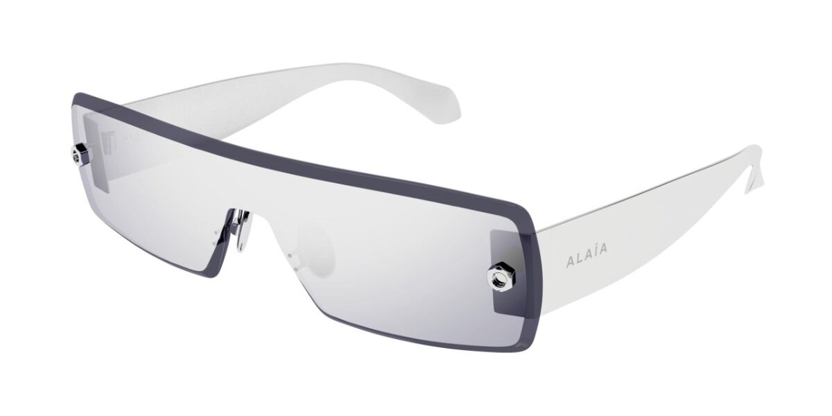 Azzedine Alaia AA0083S 002 Women's Sunglasses Silver Size 99