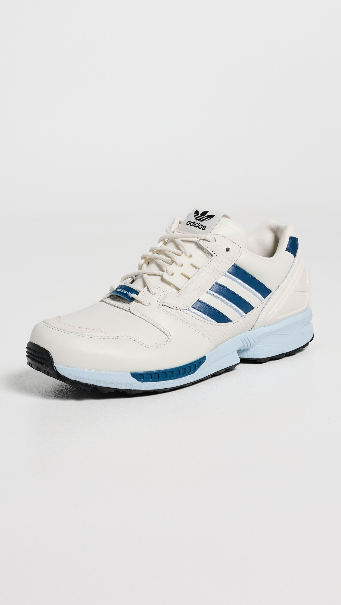 ZX 800 Spikeless Golf Shoes Off White/Dusky Petrol/Sky