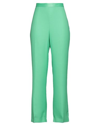 Woman Pants Light green Size 8 Polyester