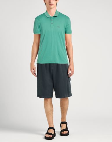 C. p. Company Man Polo shirt Green Size S Cotton