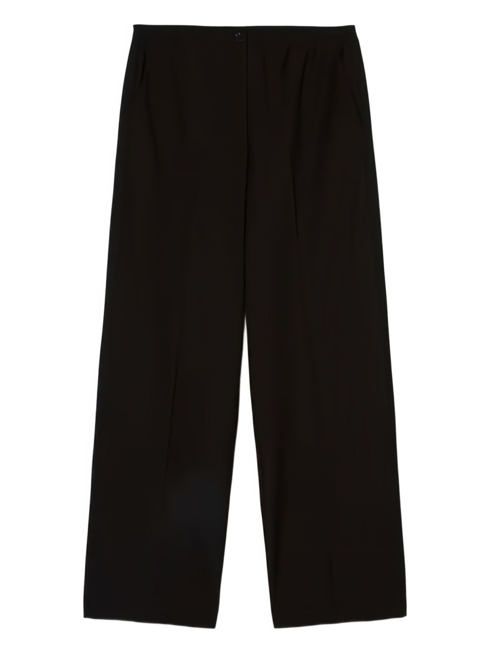 Pressed-crease trousers - Black