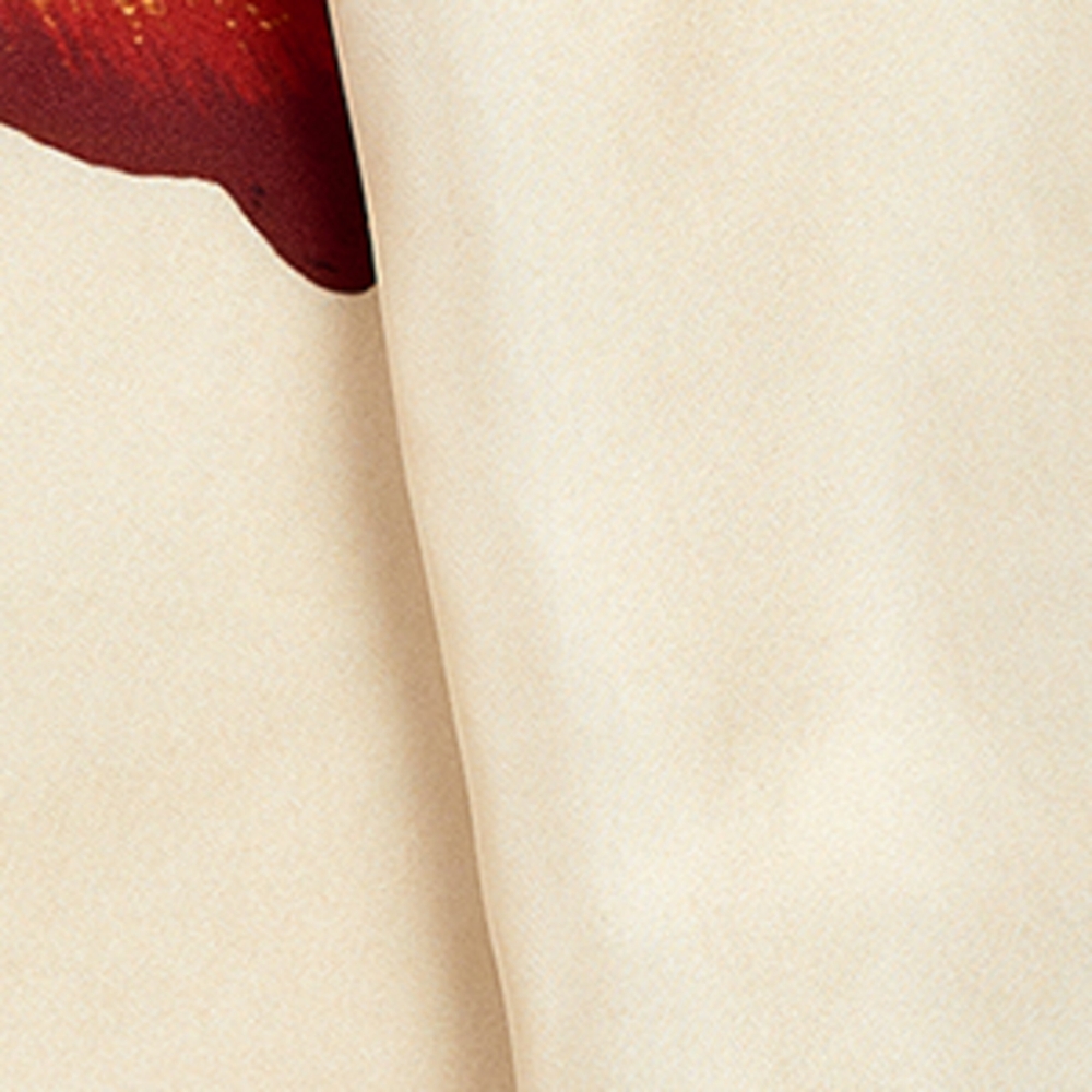 Silk Floral-Print Scarf