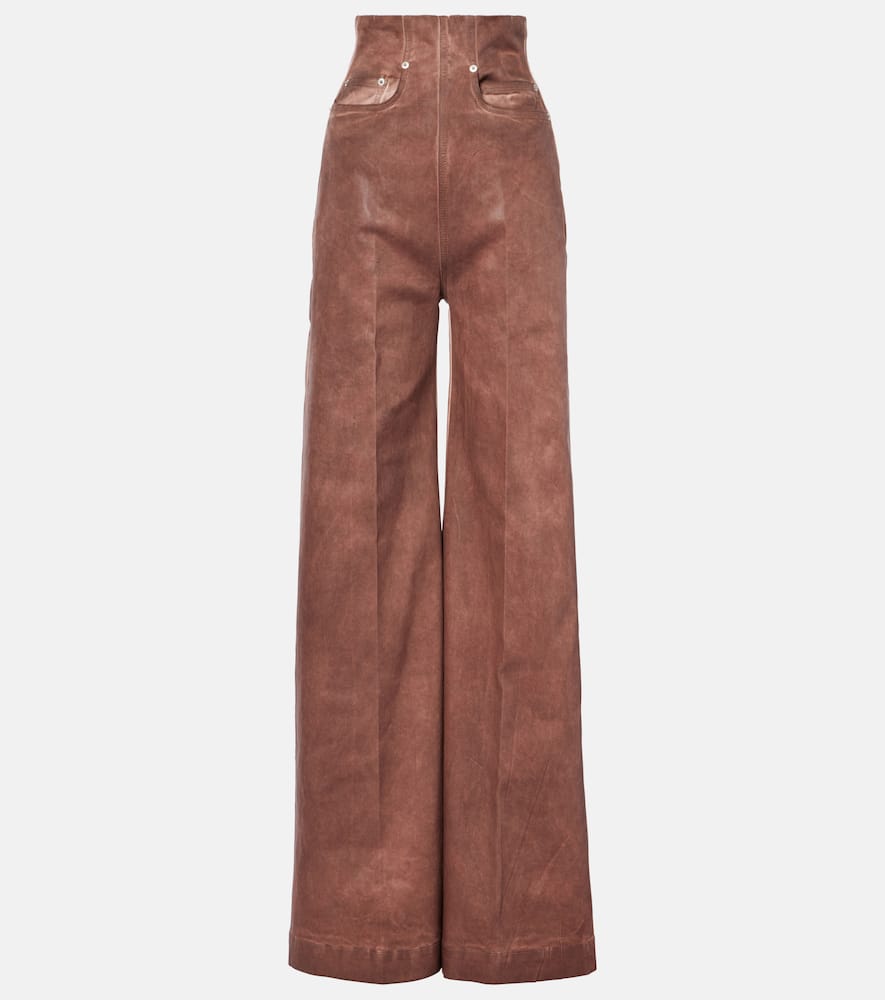 Dirt Cooper high-rise wide-leg jeans