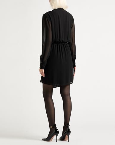 Woman Mini dress Black Size L Polyester