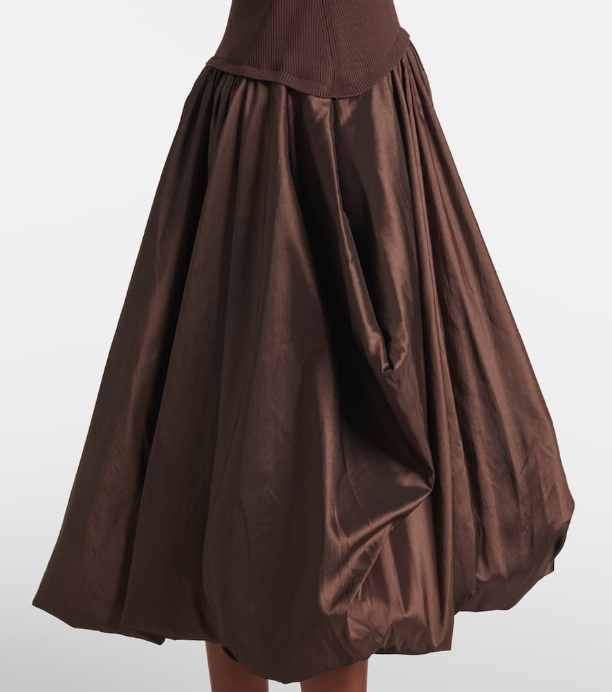 Kenlie gathered midi dress