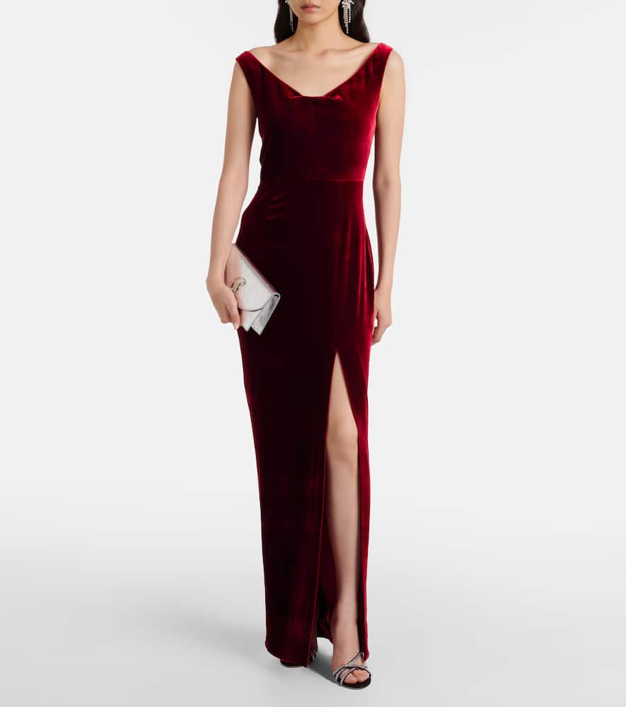 Velvet gown