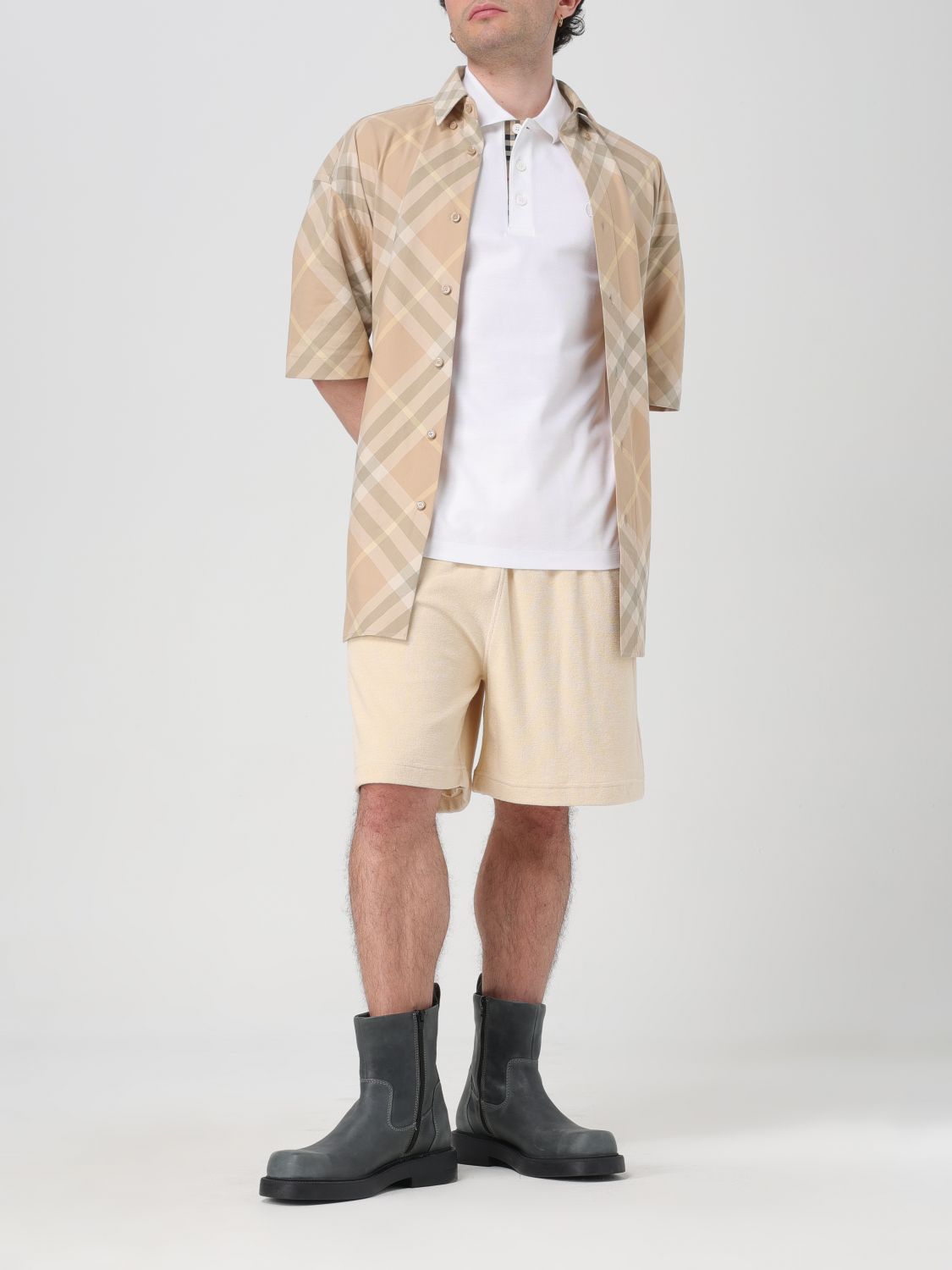 Polo Shirt Men color White