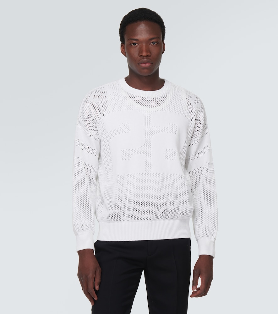 Cotton knit sweater