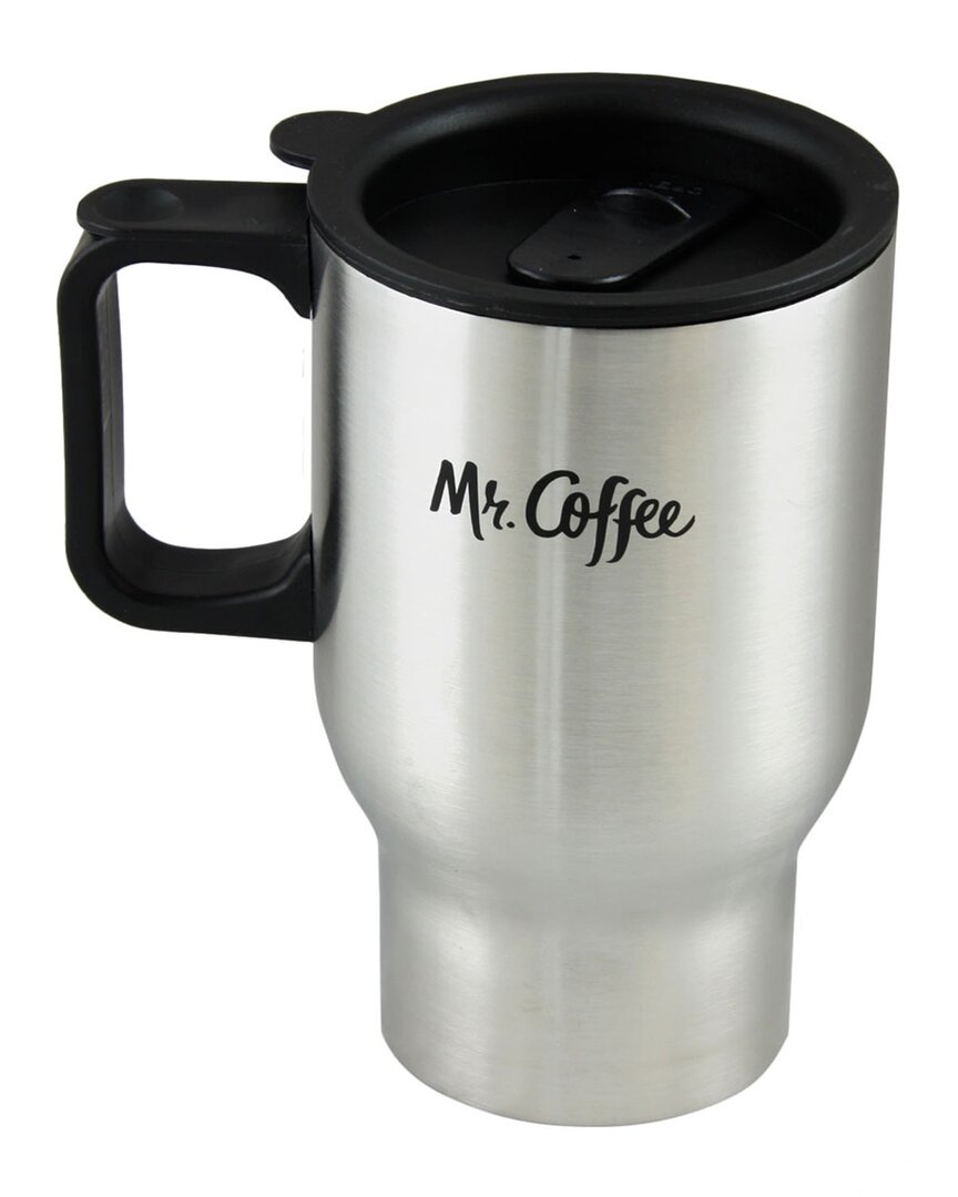 Mr. Coffee Expressway 16oz Stainless Steel Thermal Travel Mug Cup
