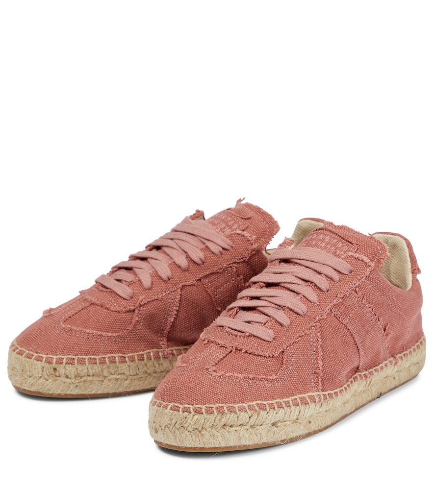 Replica canvas espadrille sneakers