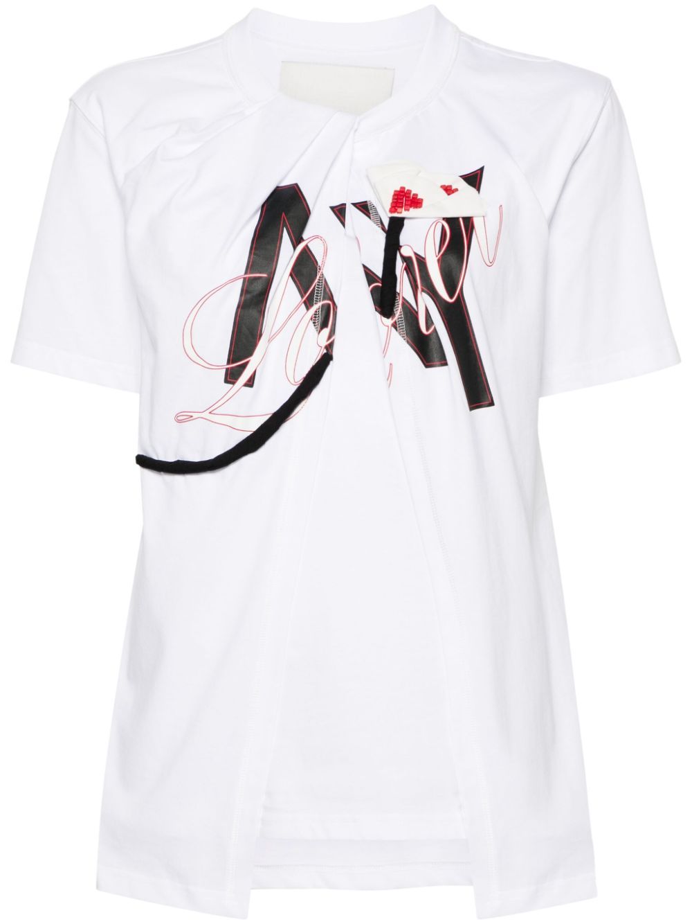 NY Lover Sliced T-shirt - White
