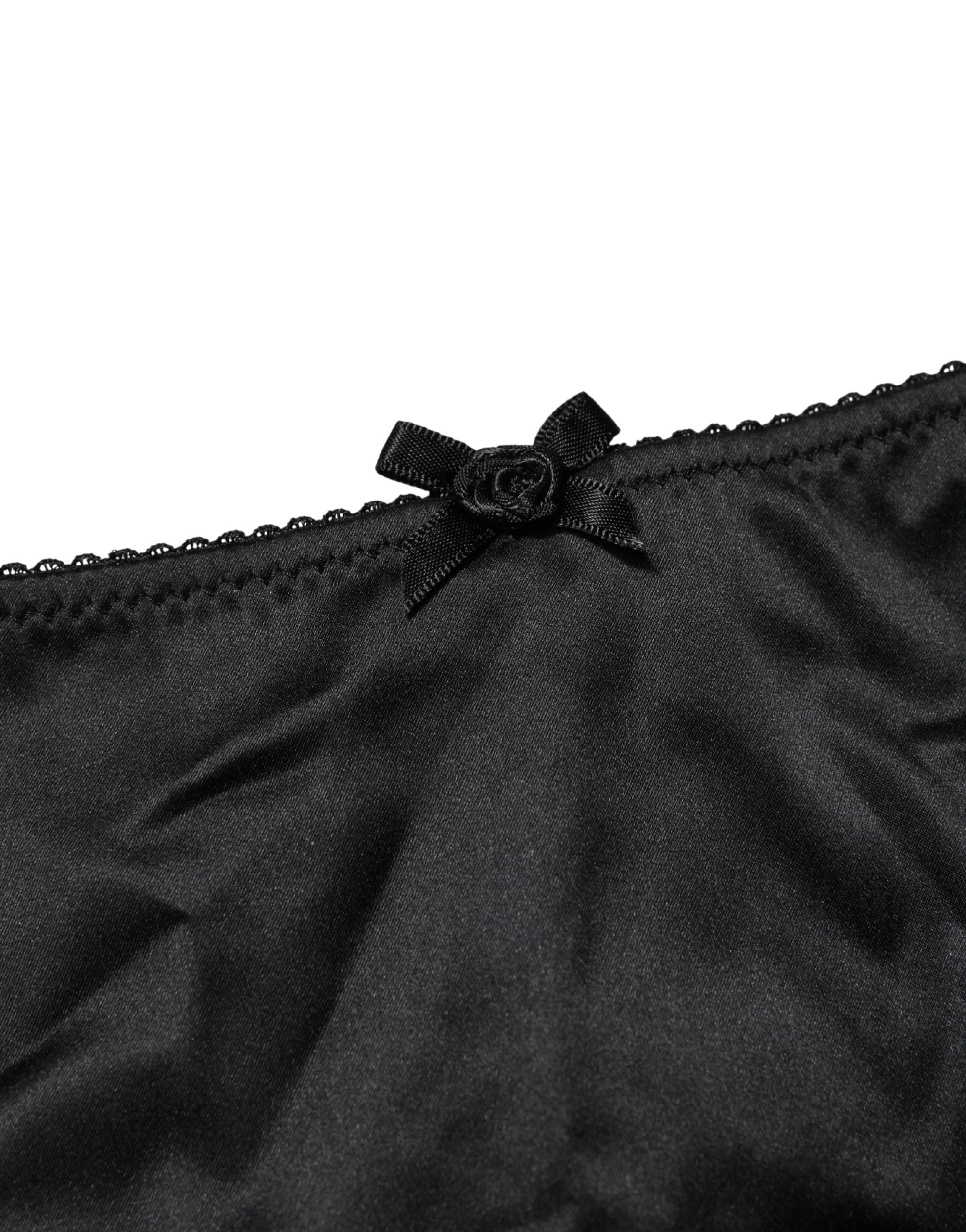 Silk Stretch Brief — Black