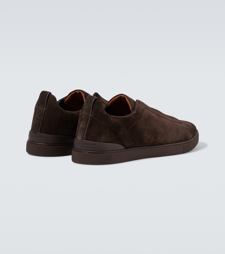 Sneakers Triple Stitch aus Veloursleder