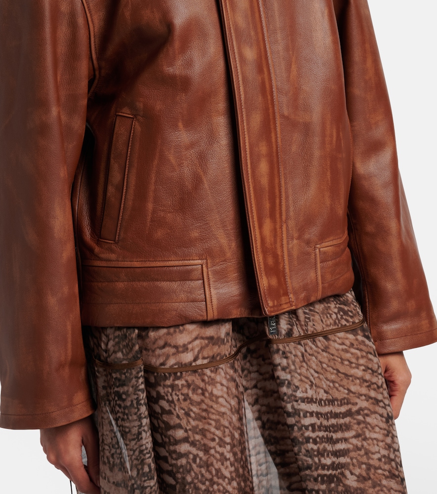 Leather jacket