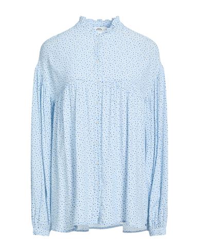 Woman Shirt Sky blue Size L Viscose