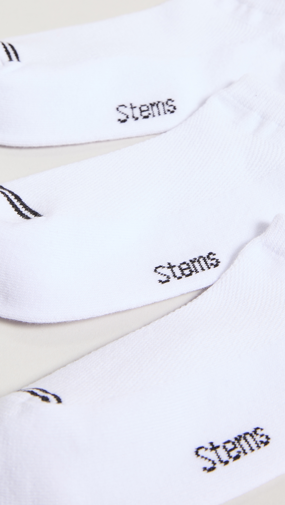 Three Pack Training No Show Socks White X 3 One Size