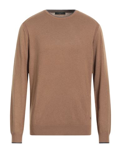 Man Sweater Khaki Size S Wool, Polyester, Polyamide, Acrylic, Viscose