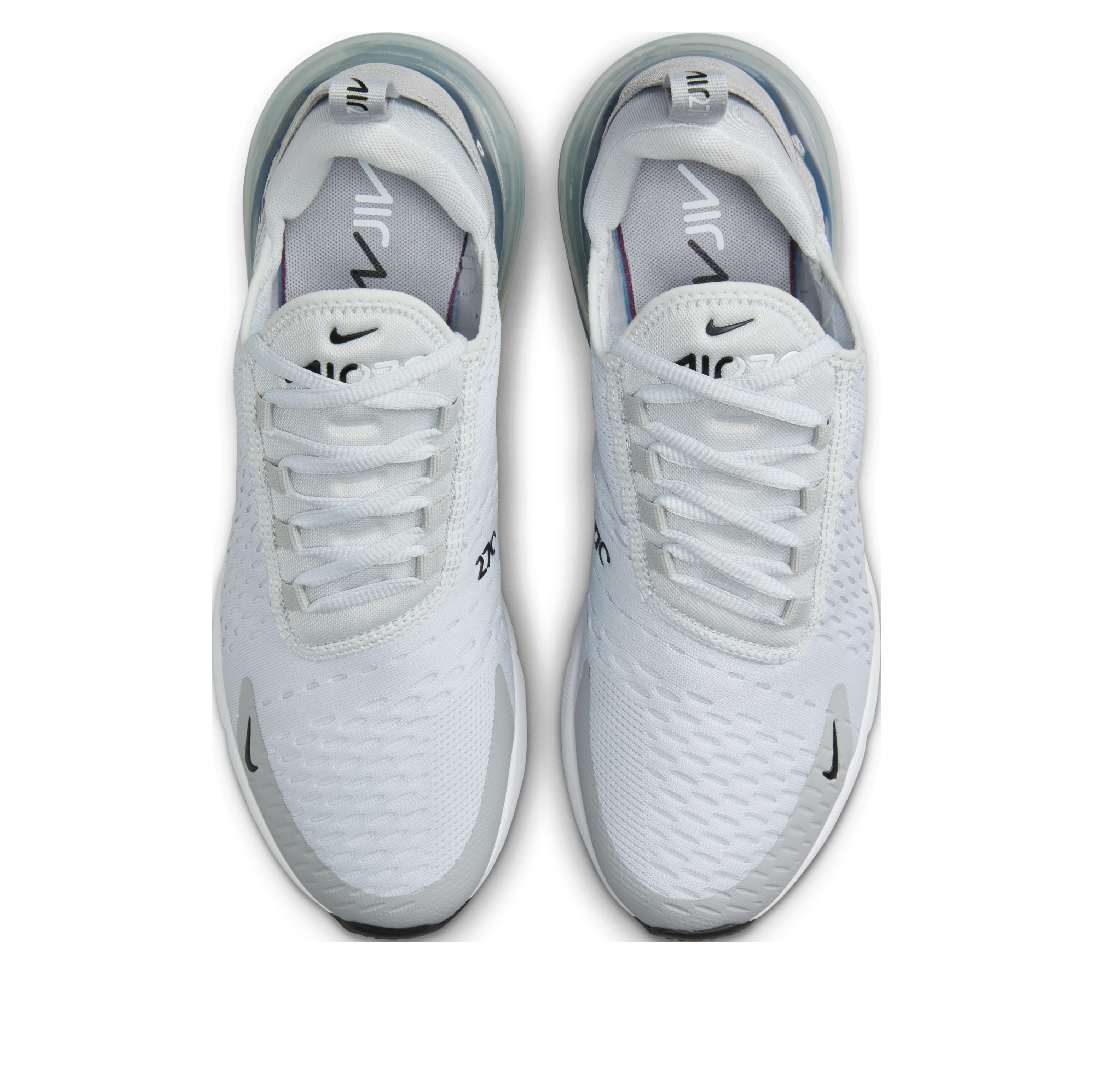 (WMNS) Air Max 270 'Pure Platinum Light Smoke Grey Metallic Silver'