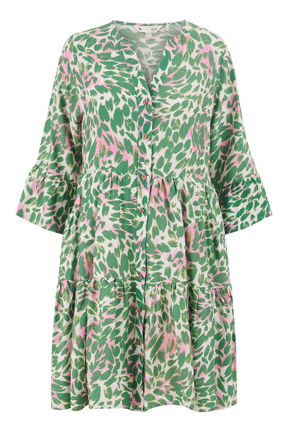 Green Leopard Print Tunic