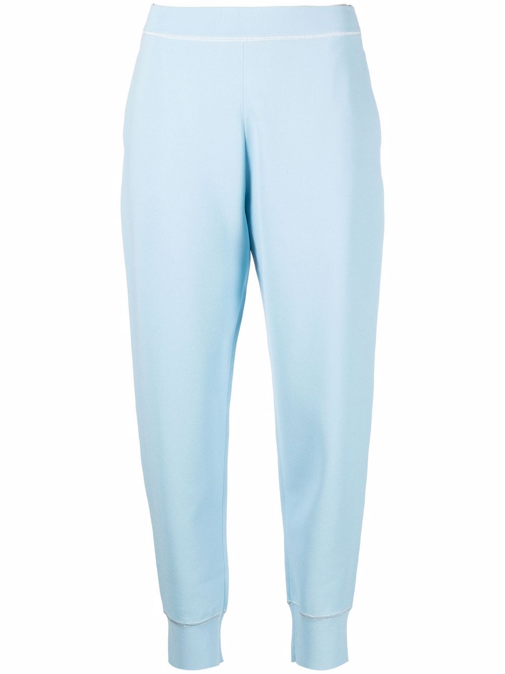 Tapered cropped trousers - Blue
