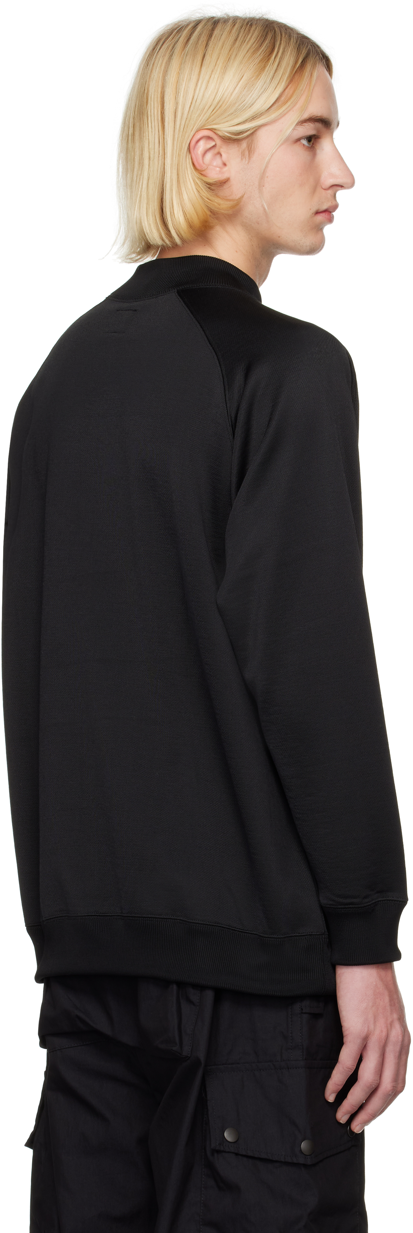 NEEDLES Black Mock Neck T-shirt