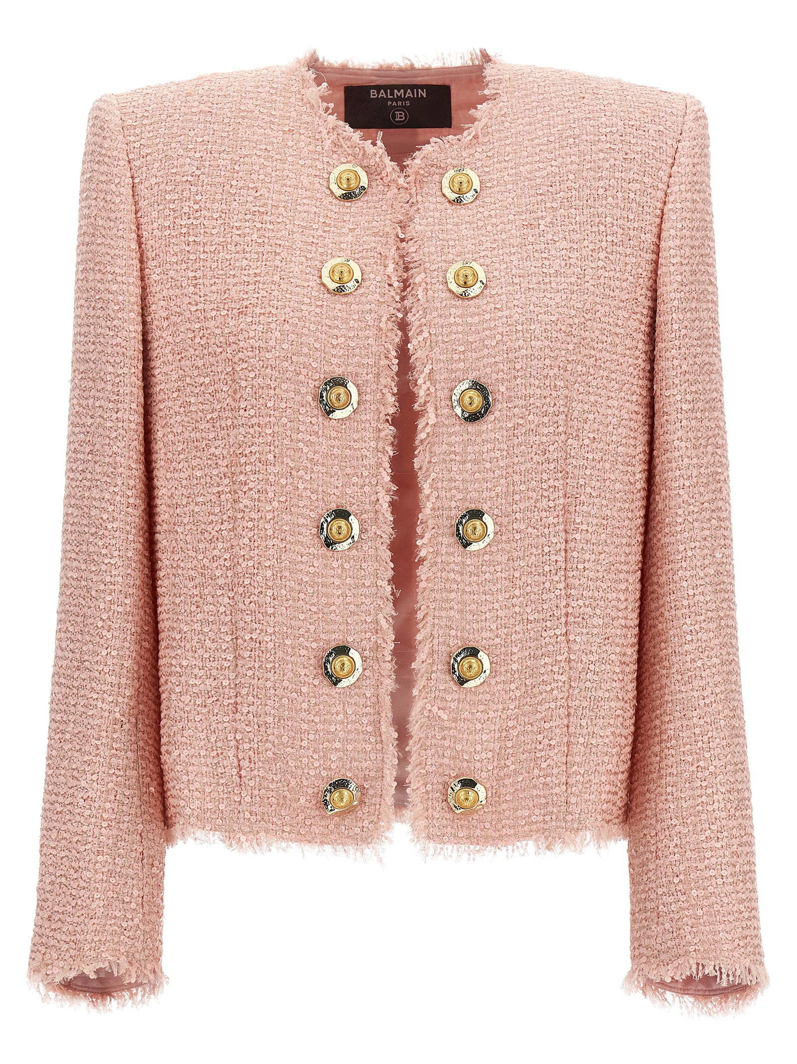 Sequin Tweed Blazer