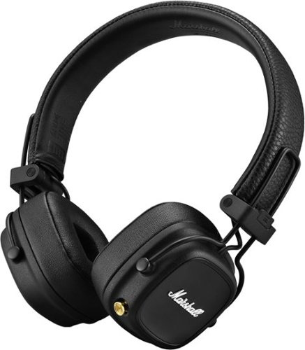 Major IV Bluetooth  Headphone with wireless charging - Black