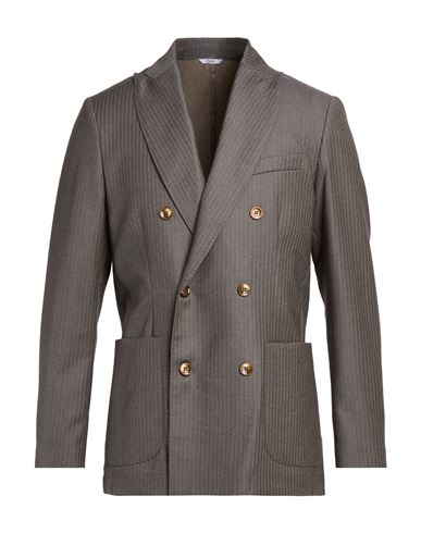 Man Blazer Grey Size 38 Virgin Wool