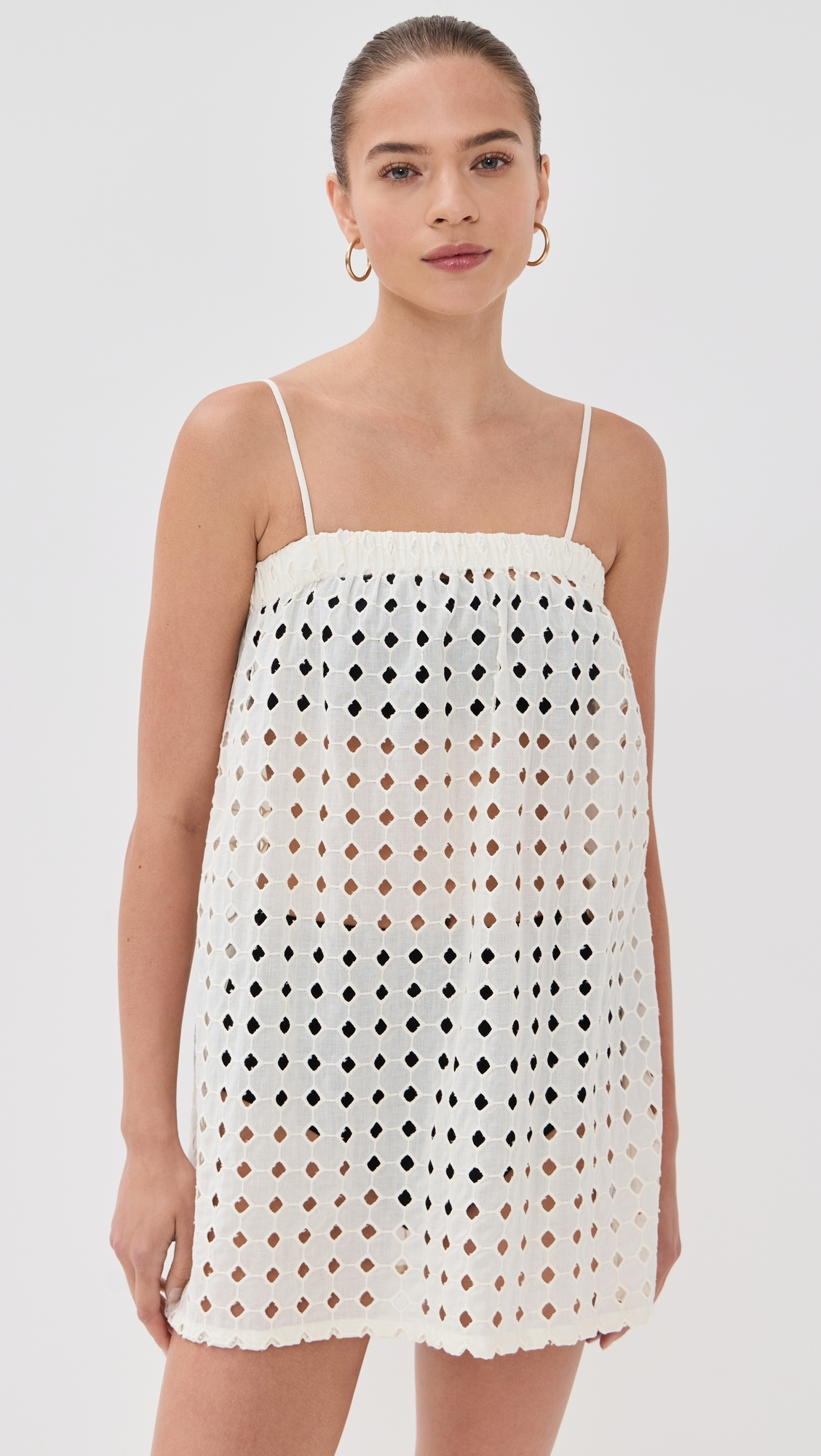 Camille Dress Ivory Eyelet