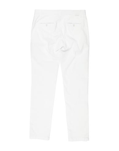 Kid Boy Pants White Size 16 Cotton, Elastane
