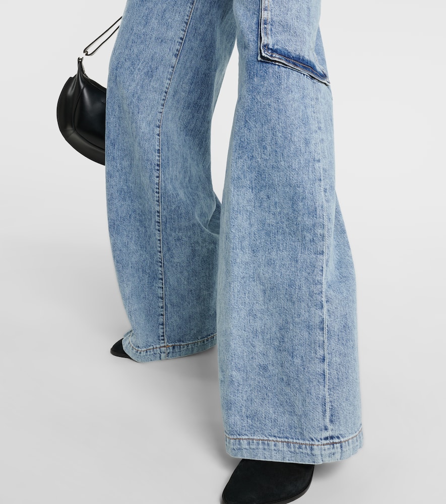 Veronica Beard Belisa high-rise cargo jeans