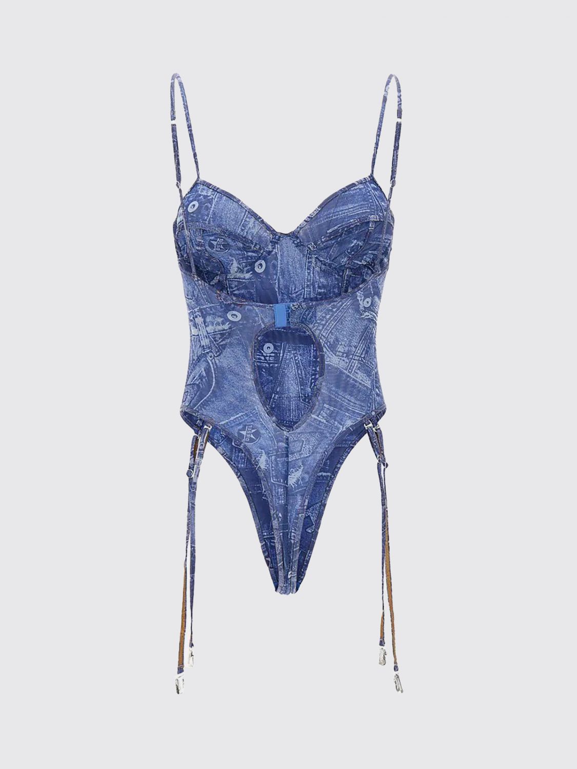 Bodysuit Woman color Blue