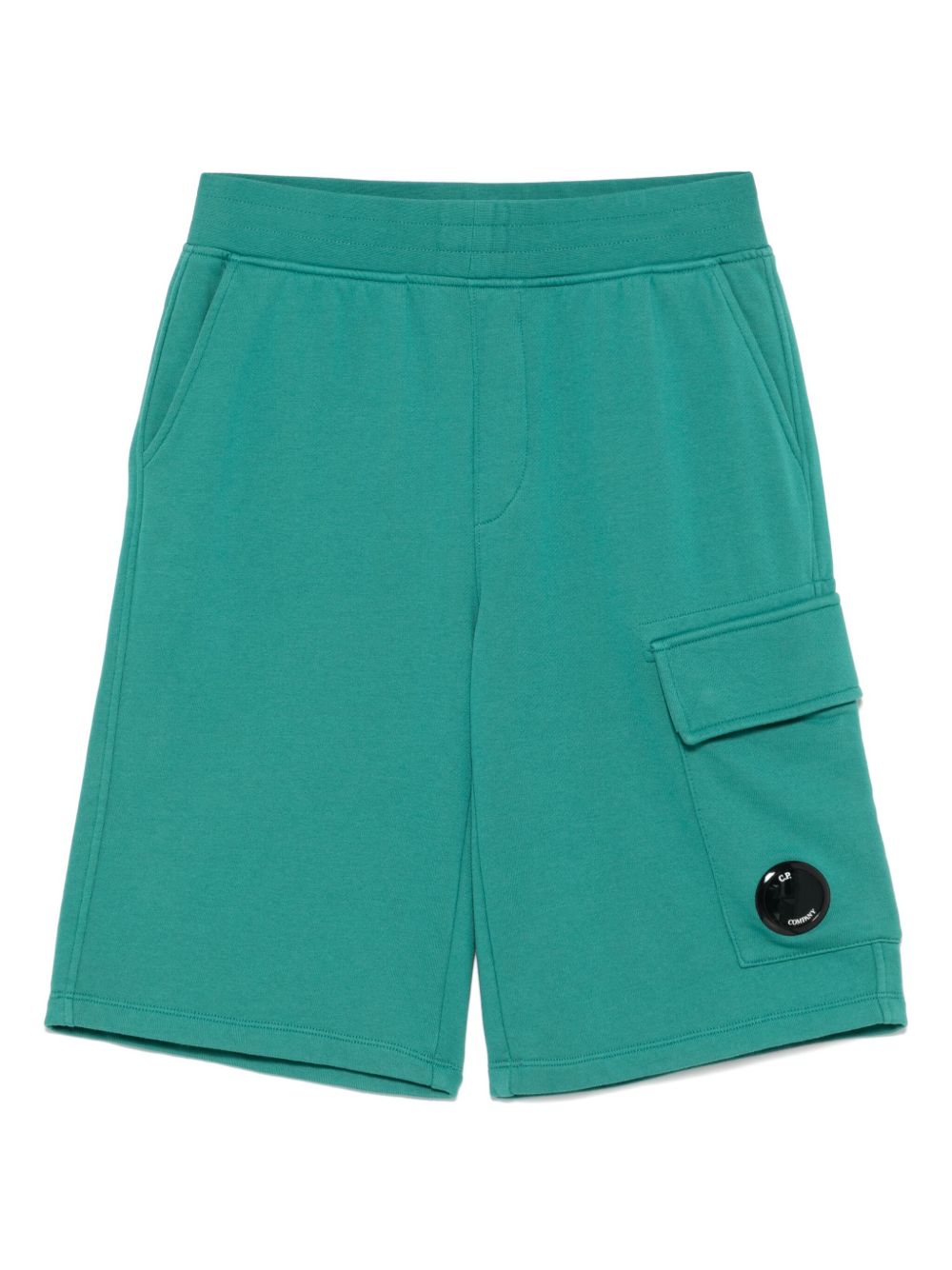 C.P. Company Kids Lens-detail shorts - Green